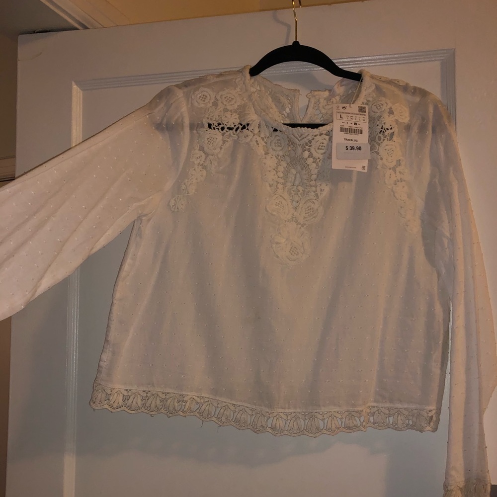 Zara bohemian top.